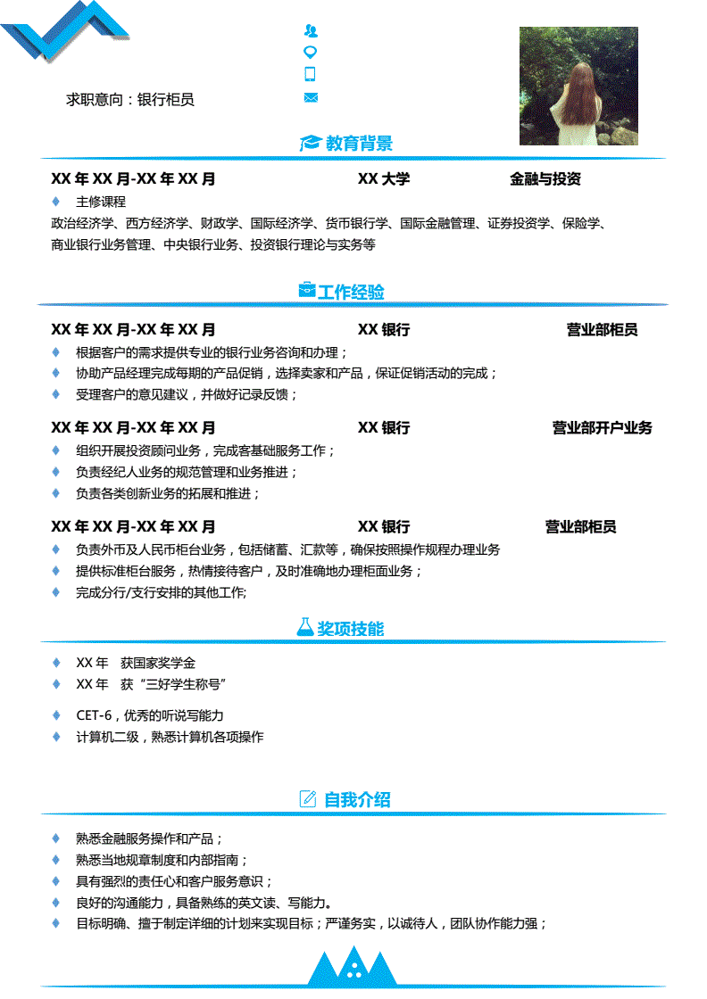 彩色个人简历模板(彩色个人简历制作步骤)