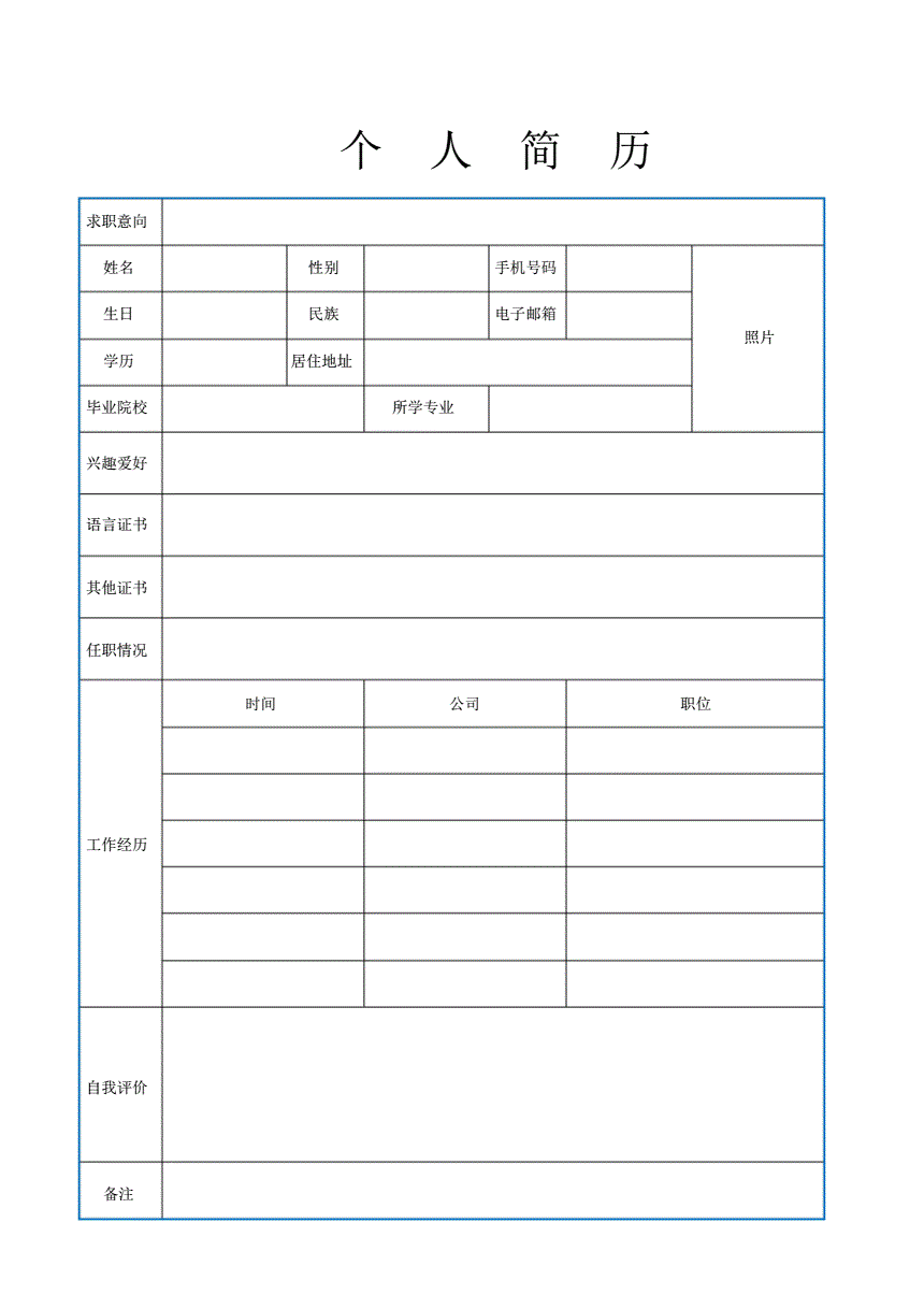 简历名称(简历名称写什么)