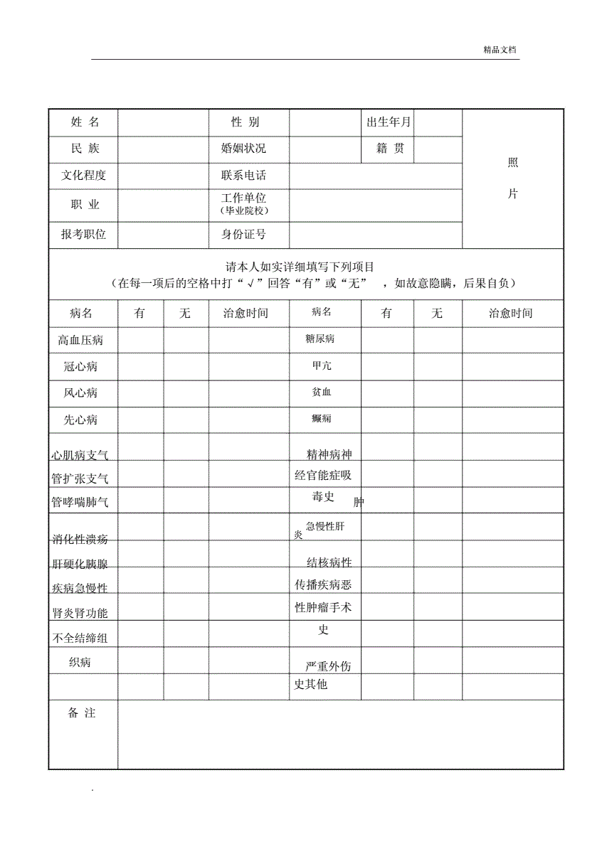 安徽事业单位体检表(安徽事业单位体检标准2021)