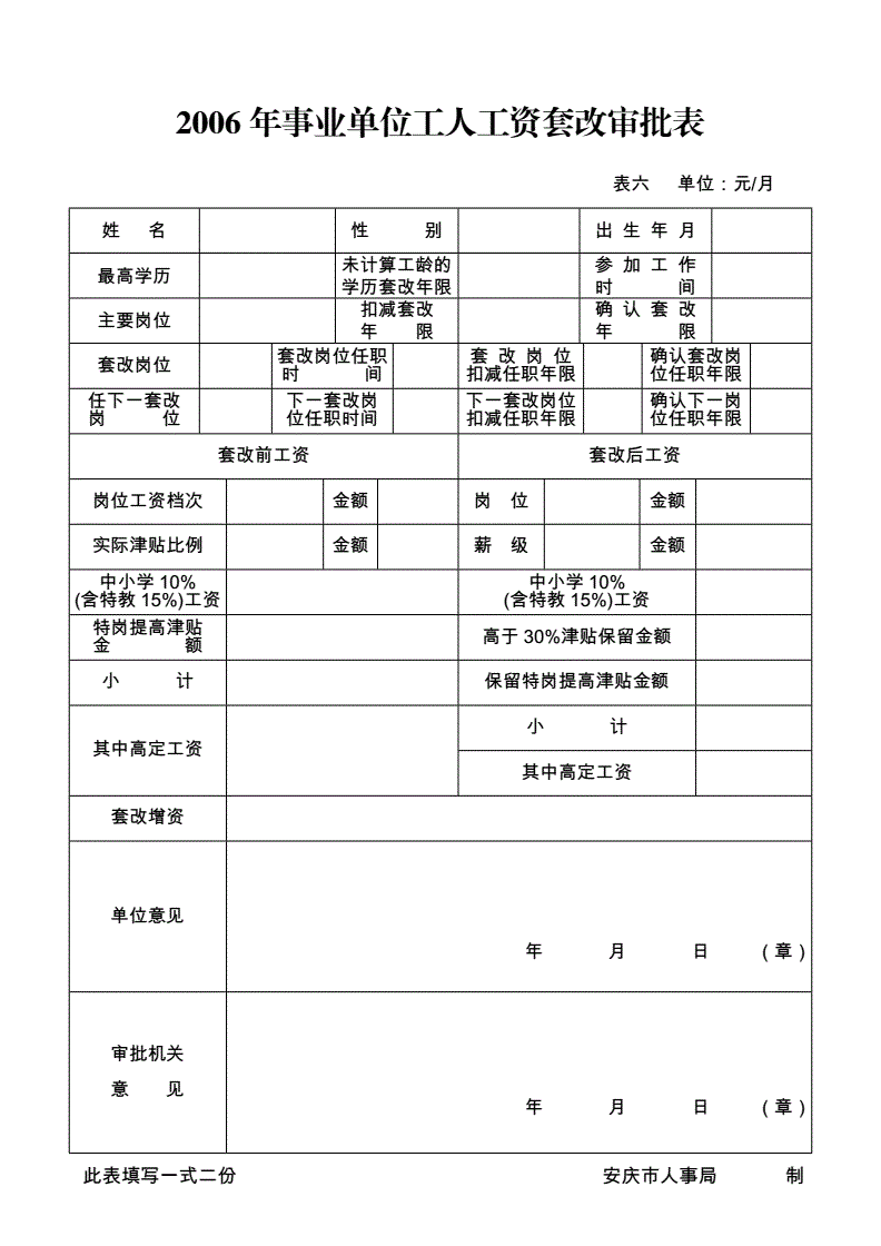 事业单位申请表有什么用(事业单位年度考核表有什么用)